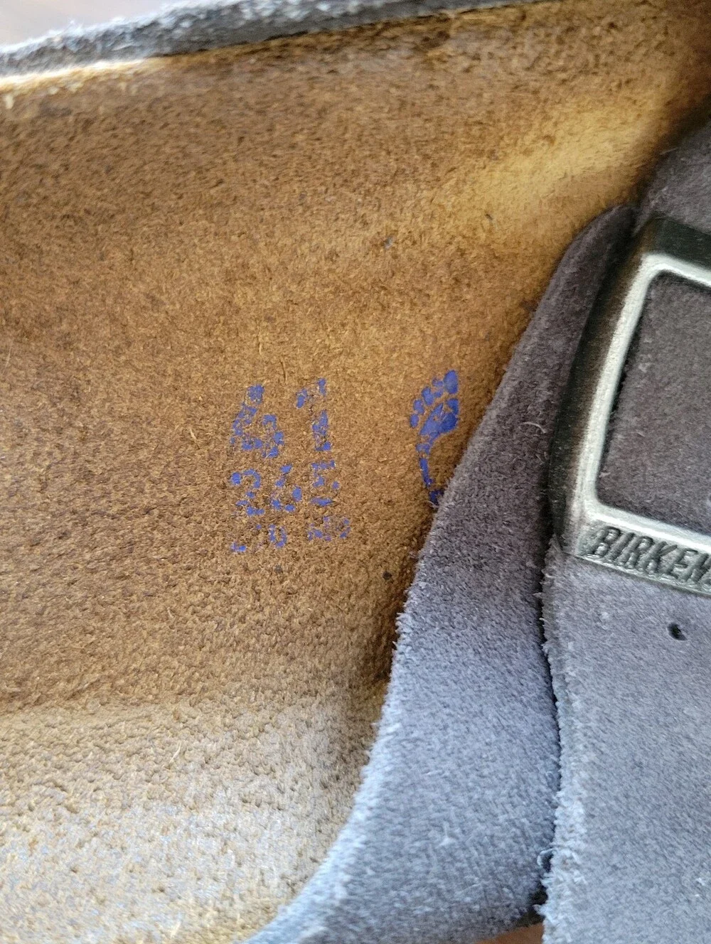 Birkenstock Suede Arizona Sandal Women Size EU 41 US 10 Comfort Casual Slip On